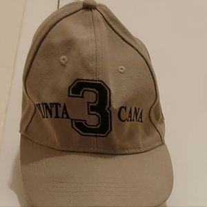Men Punta Cana D.R. adjustable baseball cap, Tan n Black